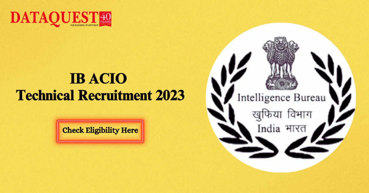 IB ACIO technical recruitment