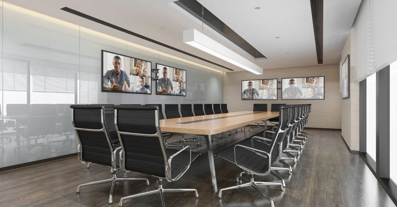 Visual AI and One touch meeting by Crestron