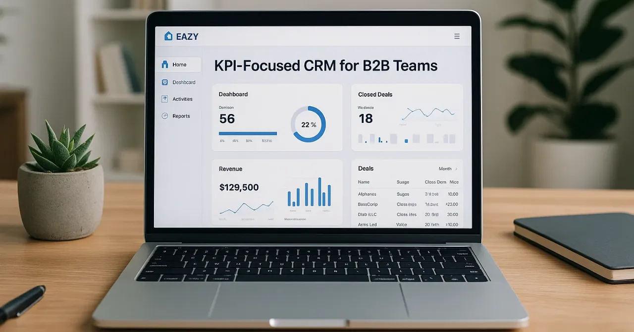 EAZY launches KPI-focused CRM for B2B teams