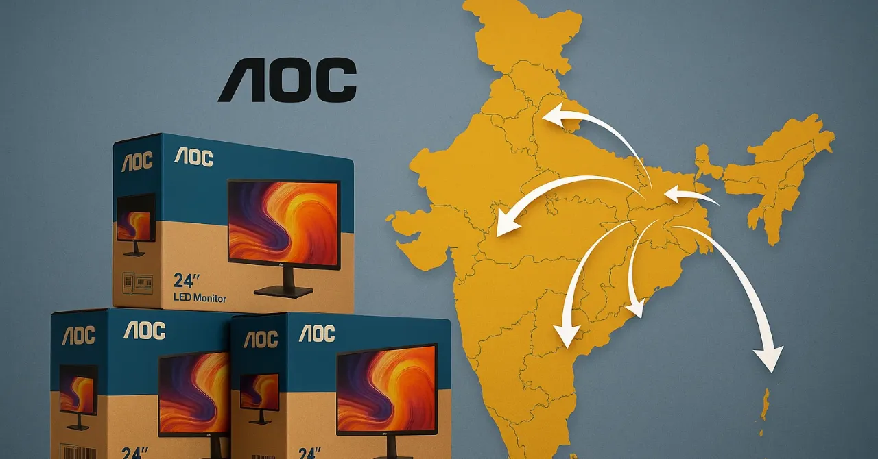 Acro to distribute AOC monitors across North and East India