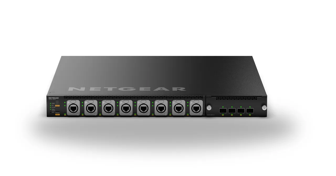 NETGEAR M4350 AV-over-IP switches expand portfolio