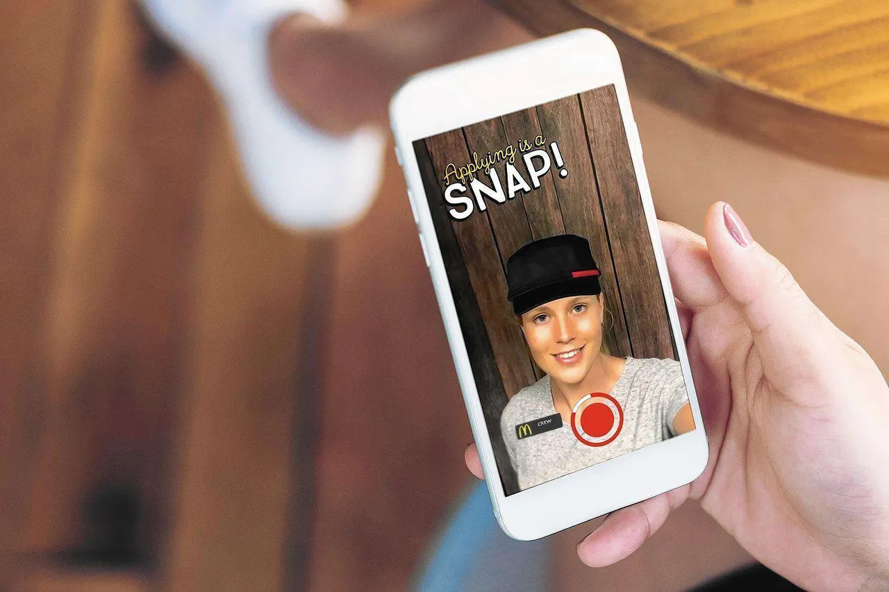 ct mcdonalds hiring snapchat biz