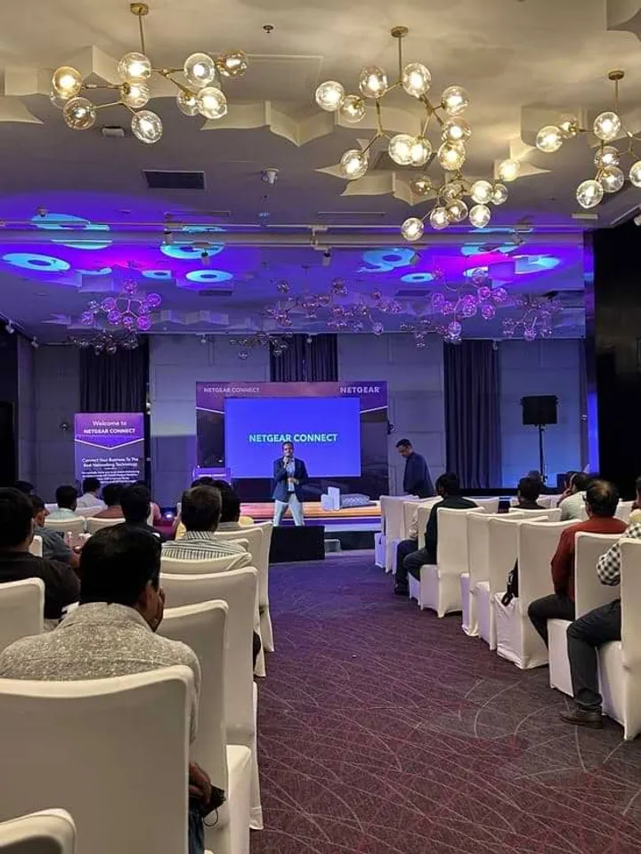NETGEAR Country Head Addressing the Partners 1