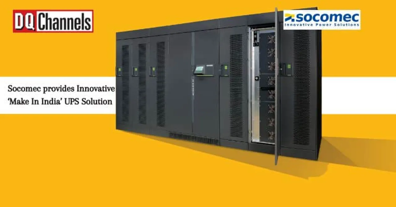 Socomec provides Innovative Make In India UPS Solution 1