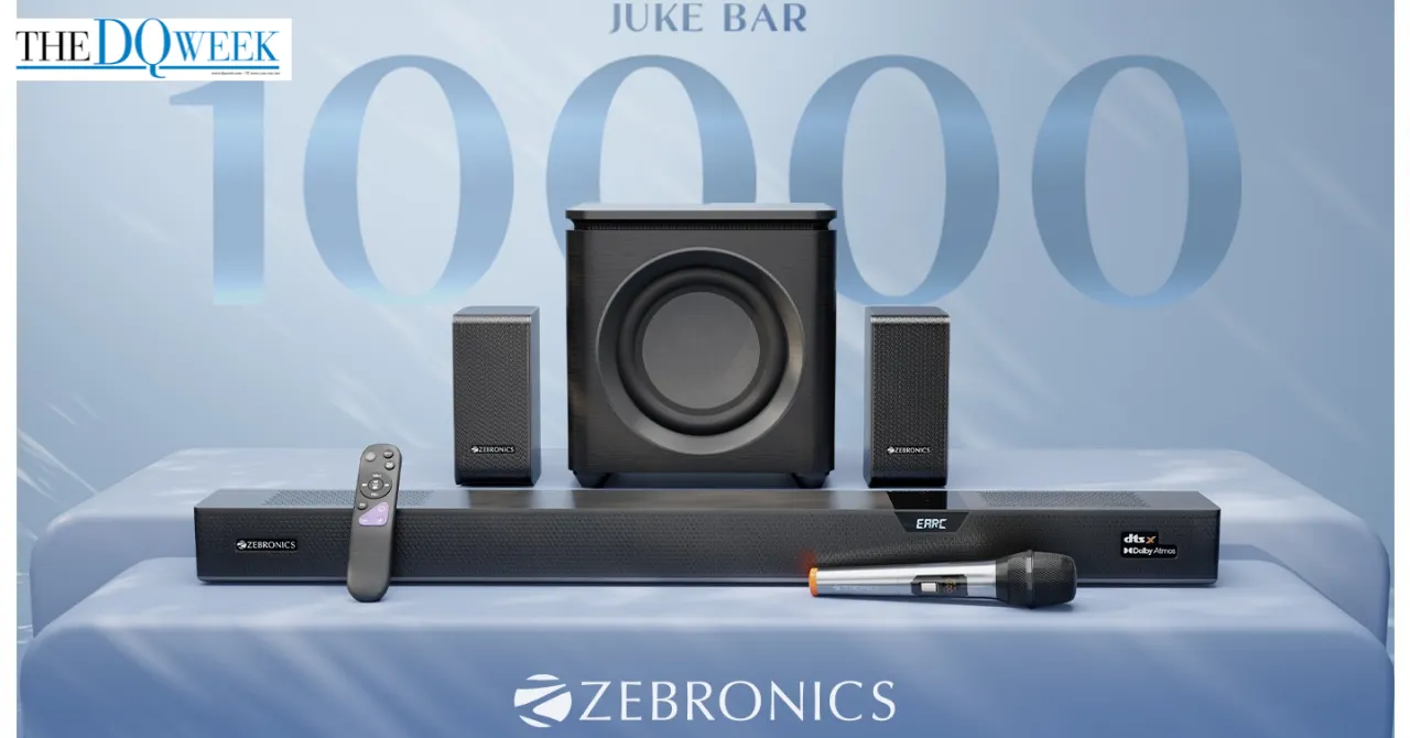 Zebronics Unveils 7.2.4 1100W Dolby Atmos Soundbar - Zeb-Juke Bar 10000