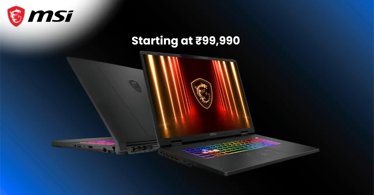 MSI Unveils RTX 5050, 5060, 5070 Laptops in India, Starting at ₹99,990