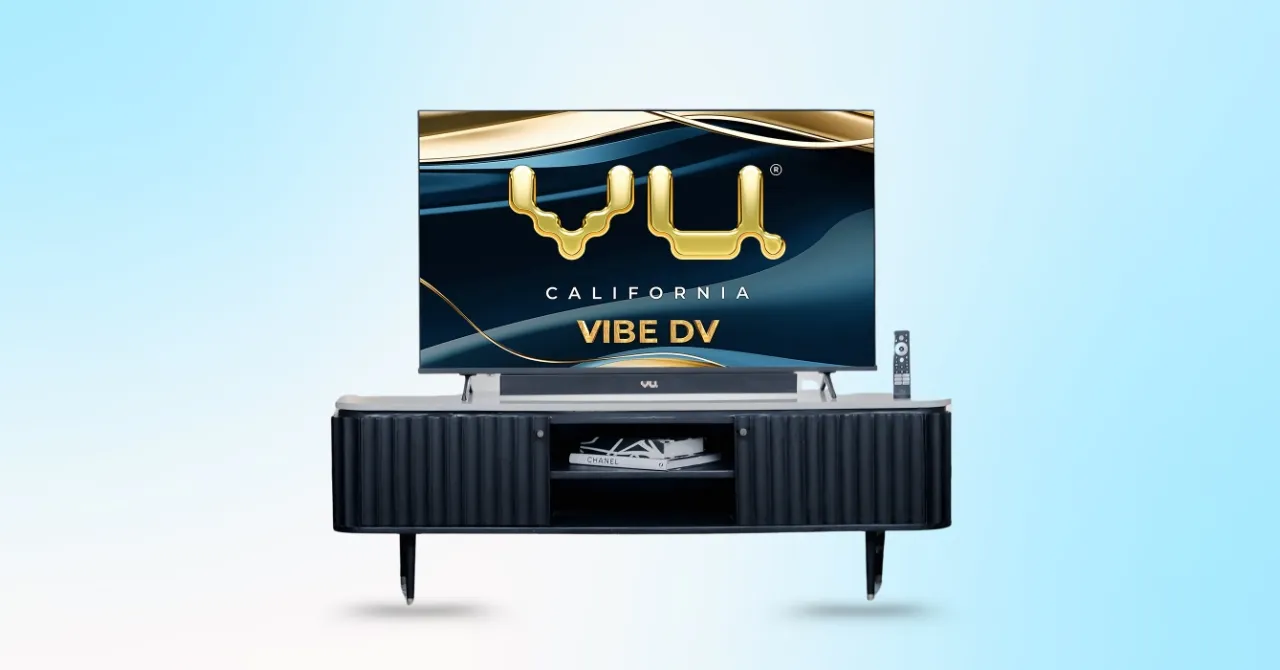 Vu Launches Vibe DV QLED TV with Built-in Soundbar for India