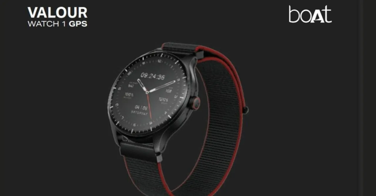 boAt launches Valour Watch 1 GPS in premium smartwatch lineup