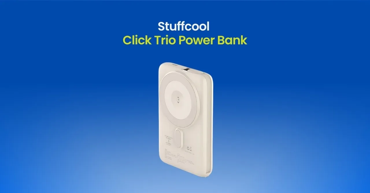 Stuffcool unveils Click Trio wireless power bank