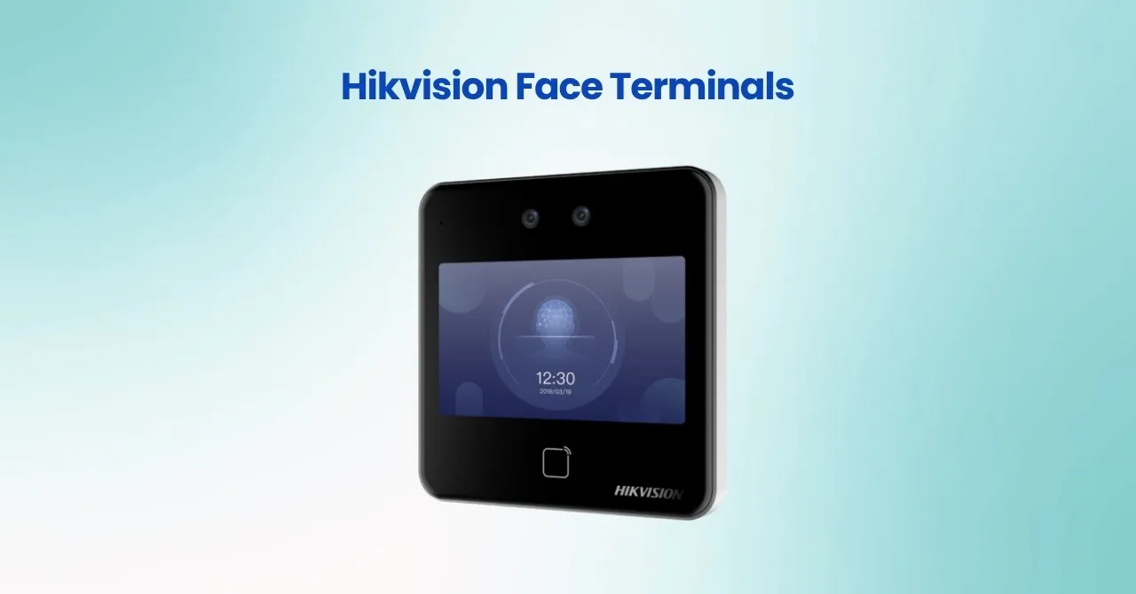 Hikvision face terminals enable contactless access