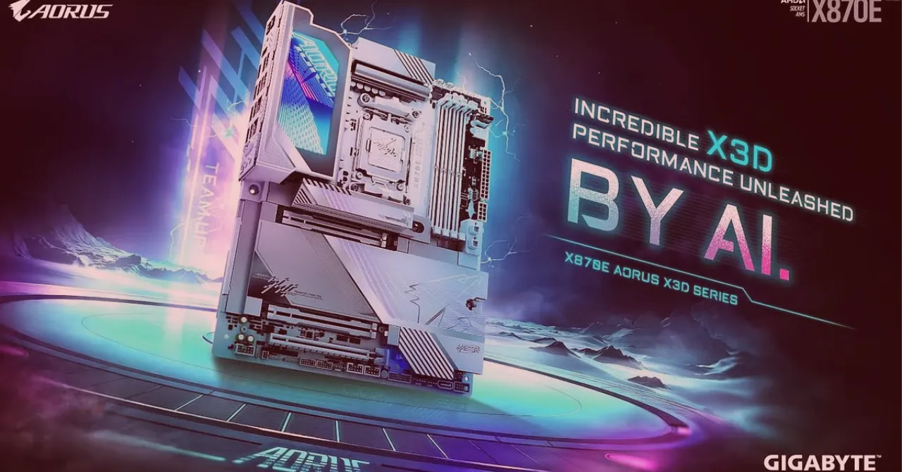 GIGABYTE debuts AI-powered X870E AORUS X3D motherboard
