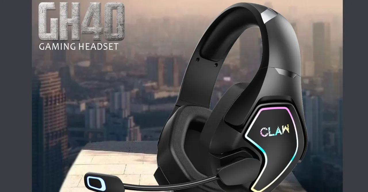 CLAW GH40 wired RGB gaming headset brings Studio-Grade sound for gamers