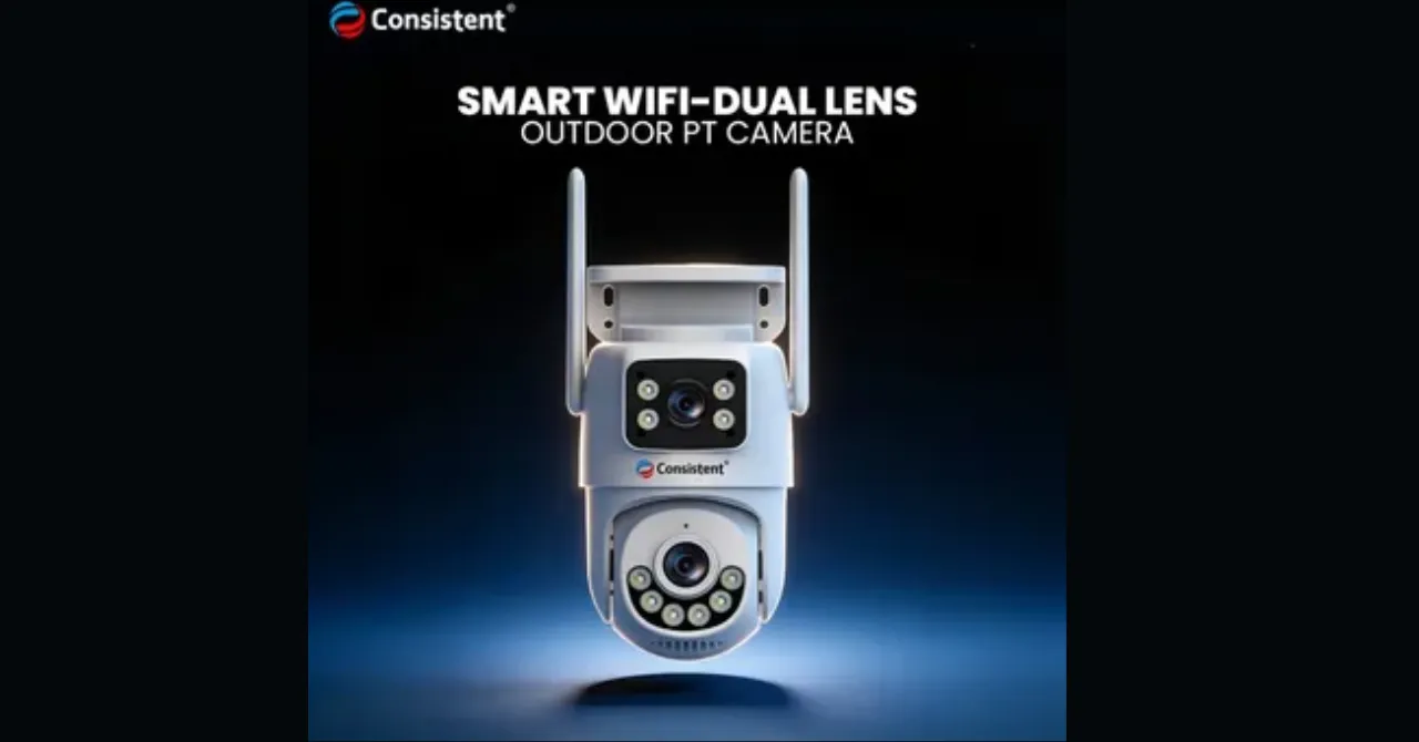 Eye Q Series Smart Wi-Fi Dual Lens Outdoor PT Camera