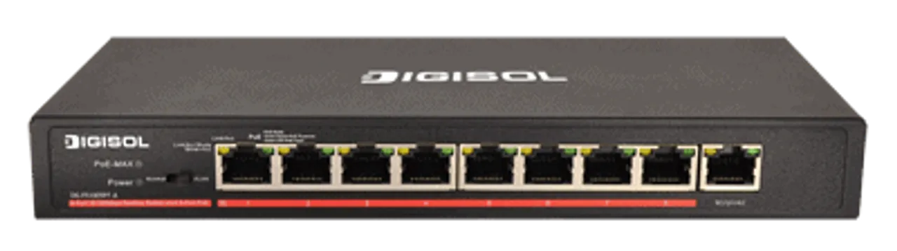 DIGISOL launches 8 PoE Ports Ethernet Unmanaged Switch