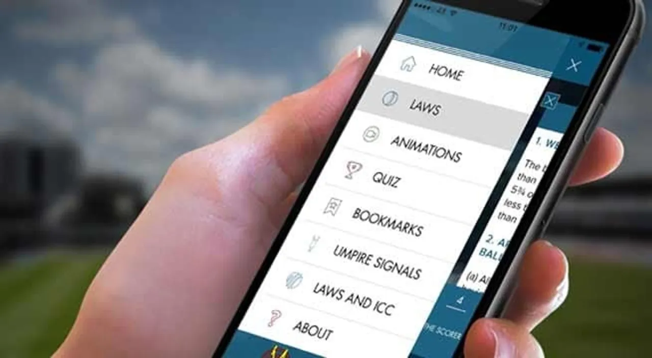 Now an app for Cricket laws