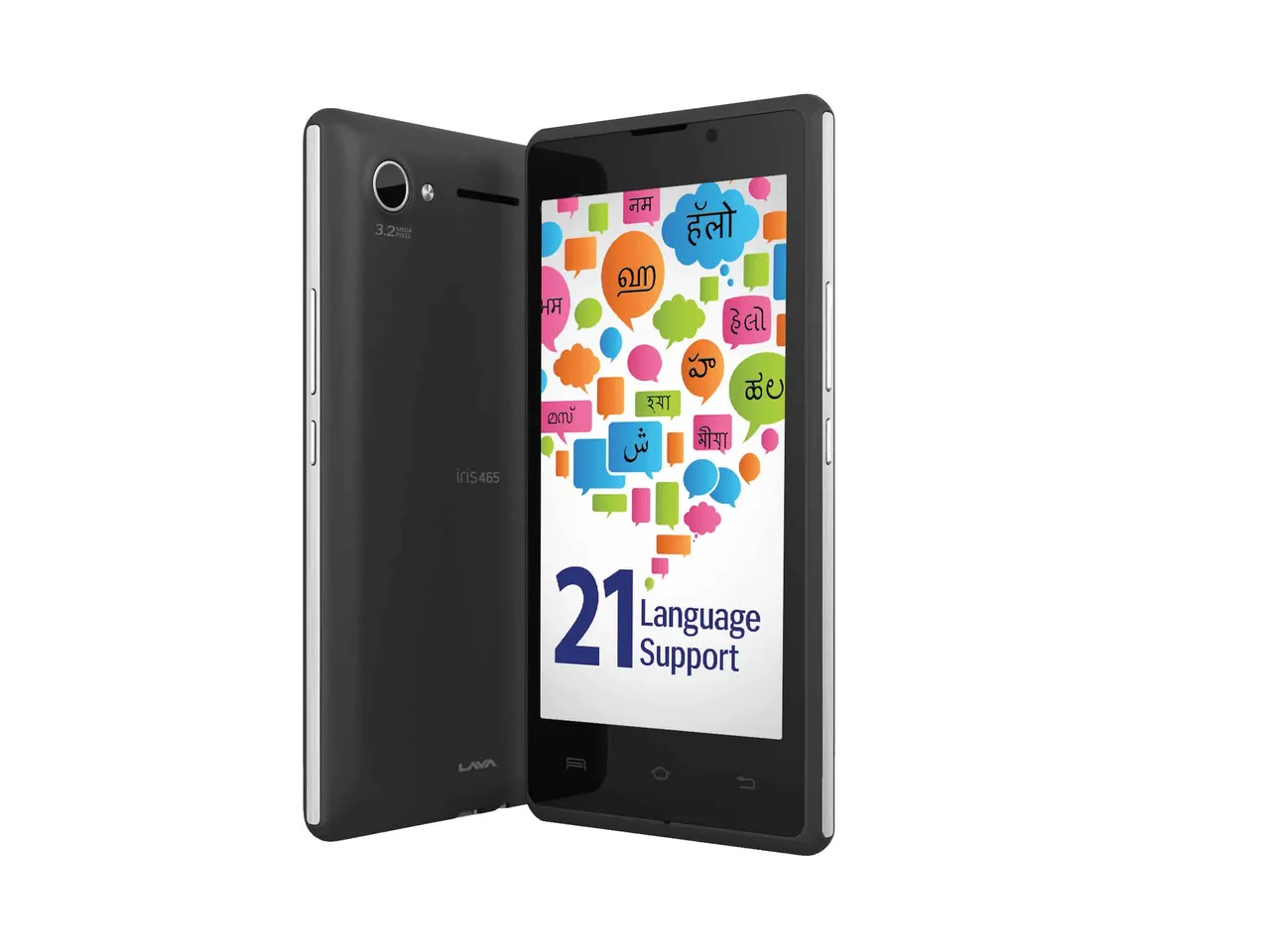 LAVA iris 465 with 21 languages support