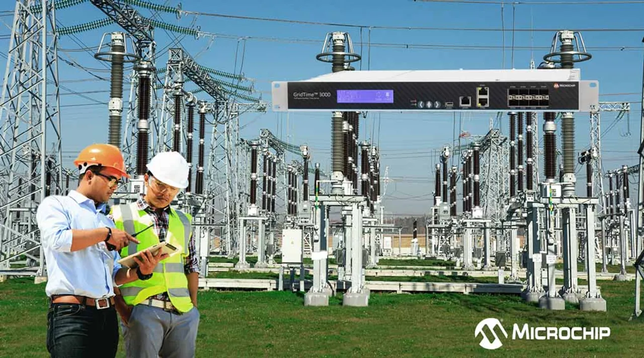 Microchip GridTime 3000 GNSS Time Server for Power Operators