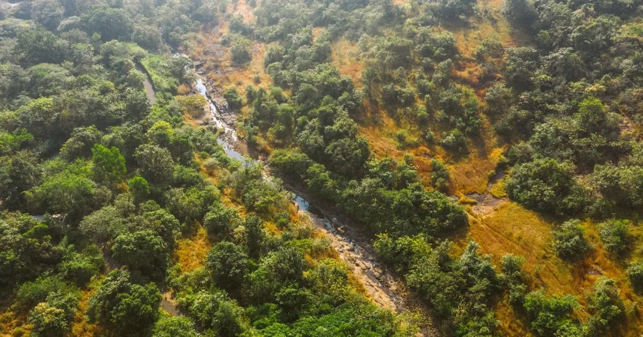 Dharana at Shillim stands on a land that was converted from a barren setting to a thriving green paradise