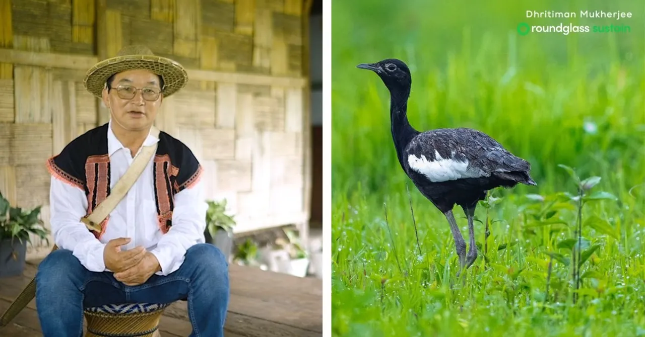 Ipra Mekola has turned his community into protectors of the Bengal florican