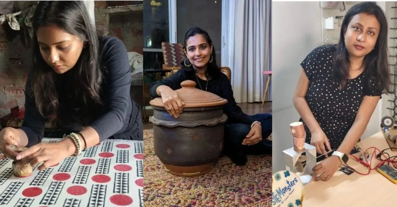 Mentors conducting workshops for kids