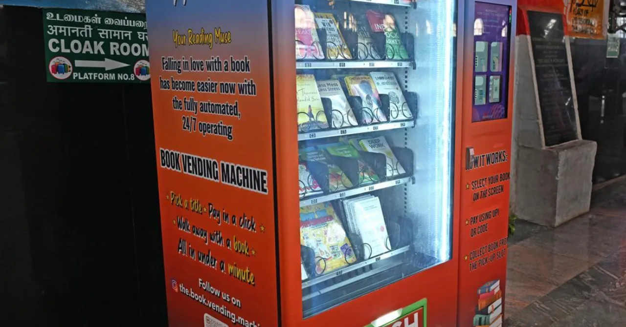 Chennai book vending machines