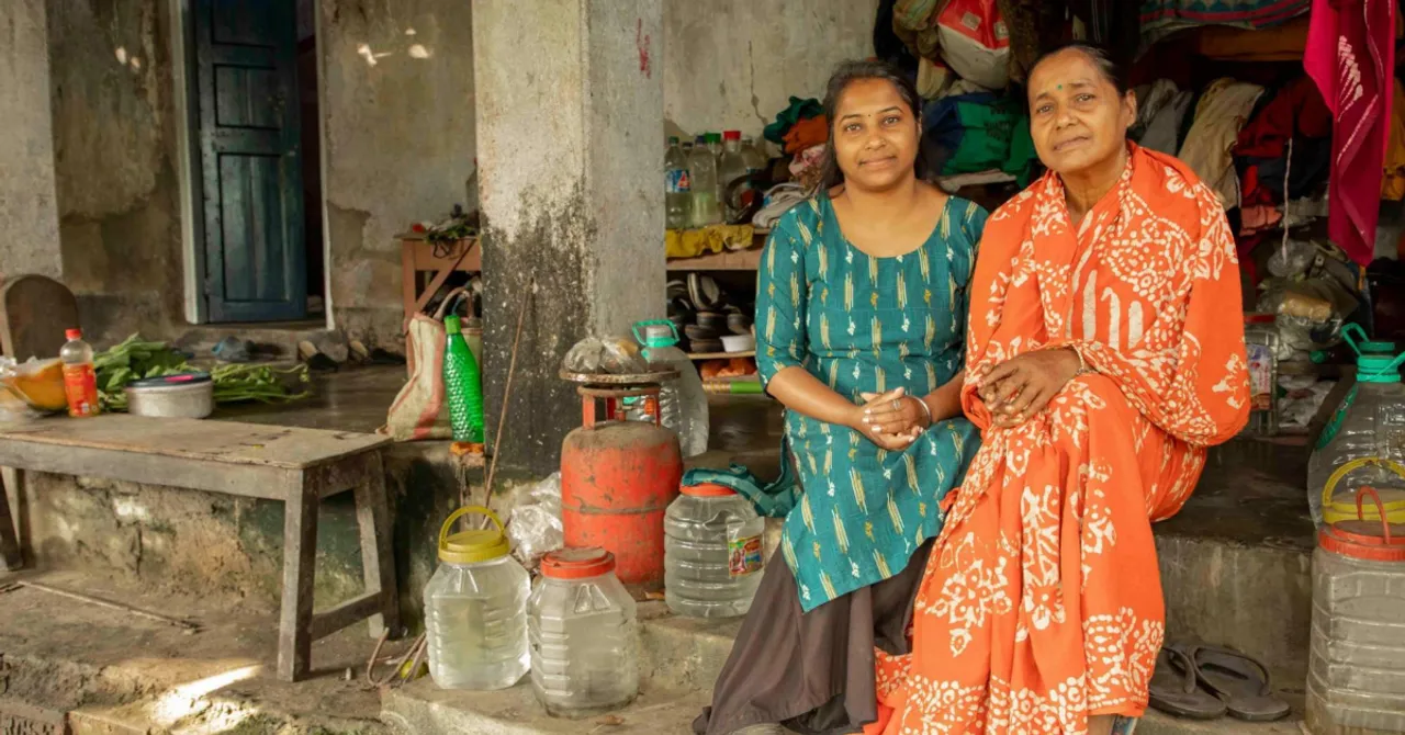 Woman crematorium worker in West Bengal