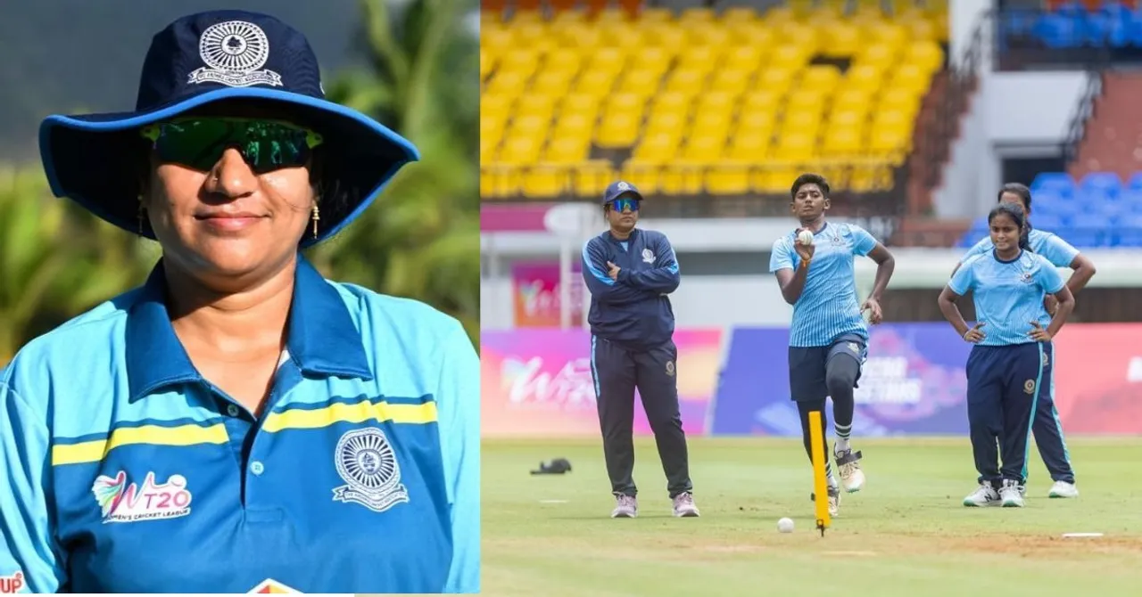 D Kalyani, a Level 1 coach at the Visakhapatnam District Cricket Academy.
