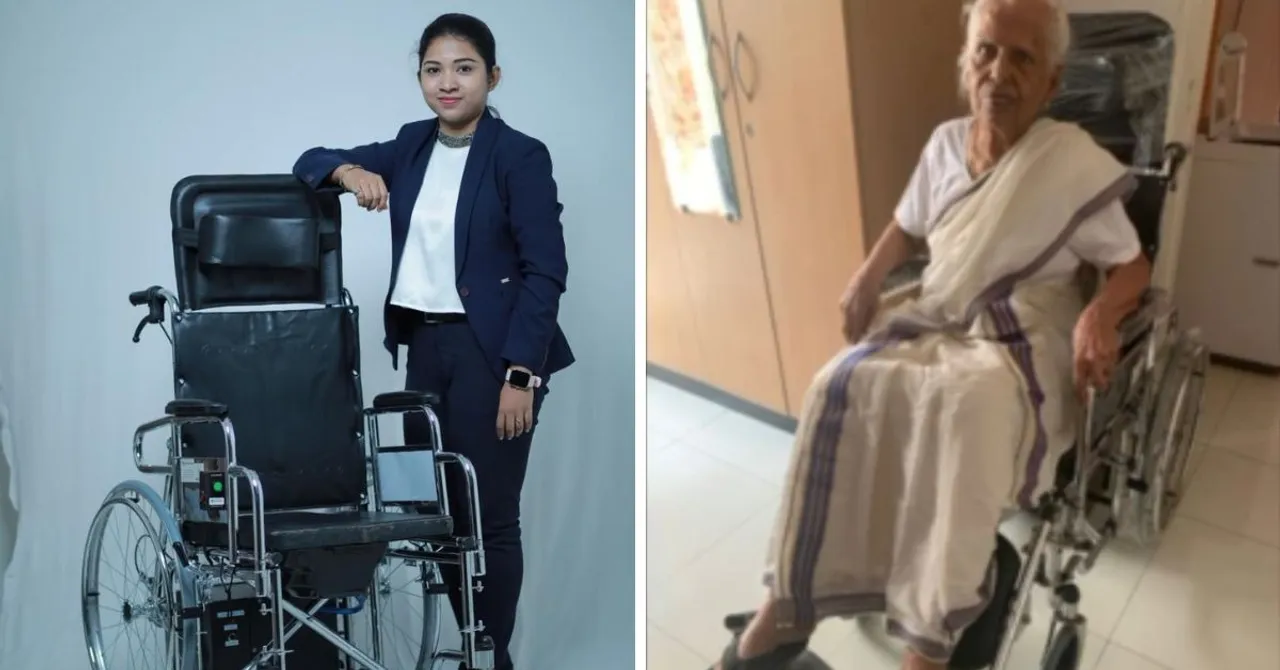 wheelchair with toilet sruthi babu