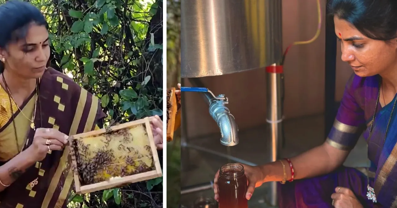 From 35 bee boxes to 100 — Rohini Patil’s organic honey venture in Satara now earns her Rs 25 lakh a year.