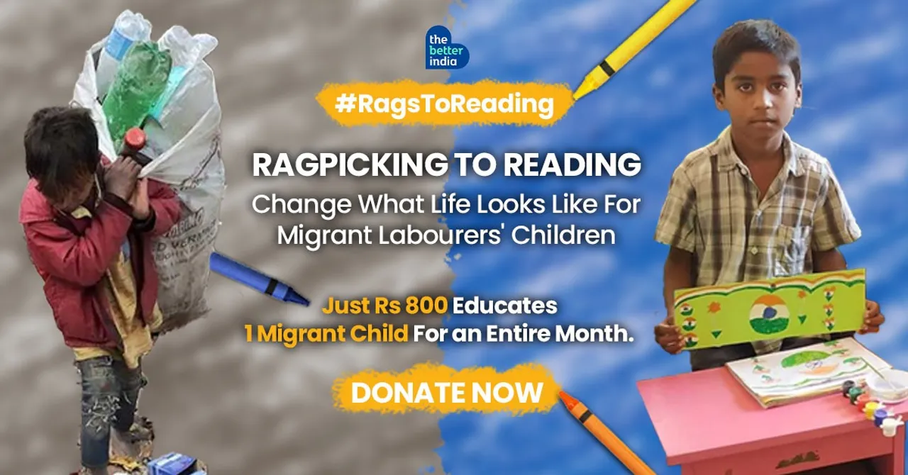 Children from Bengaluru’s migrant families find hope, meals, and a path to school at Pragathi Charitable Trust’s centres.