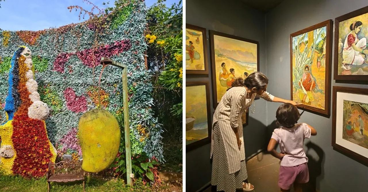 A glimpse into the Museum of Goa’s vibrant spaces, from outdoor installations to intimate galleries that invite children and adults to explore heritage together.