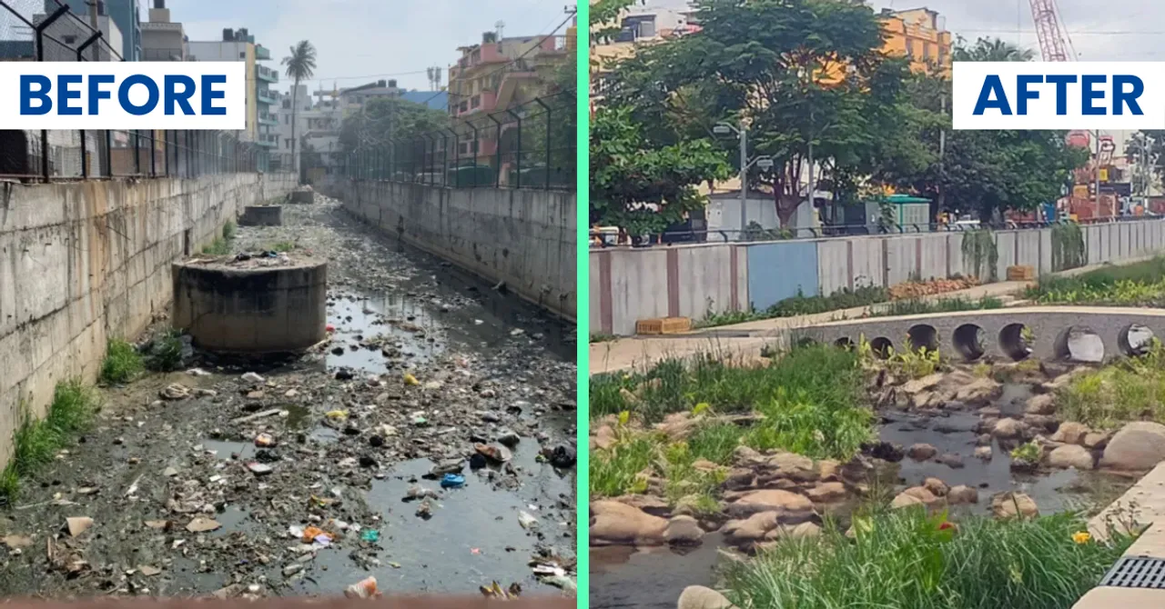 K100 Bengaluru waterway restoration