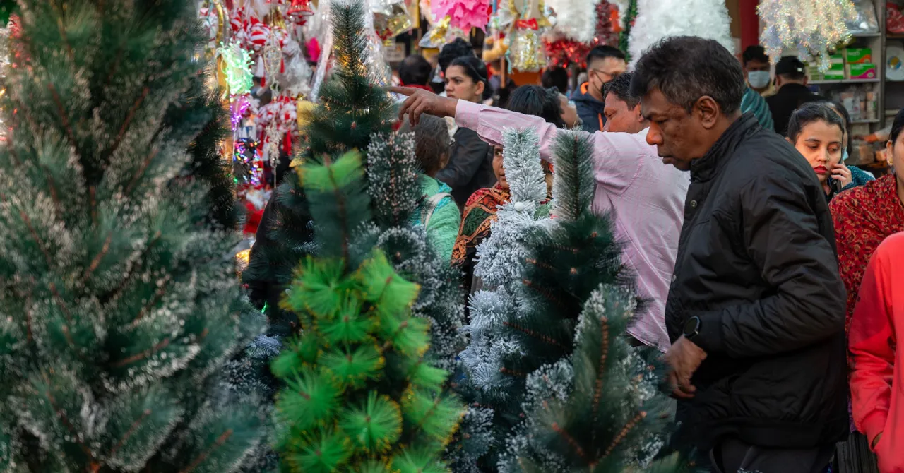 sustainable winter market shopping