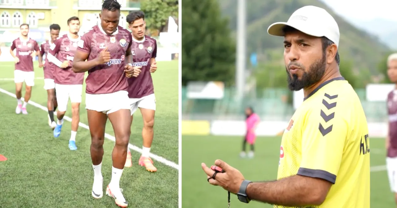 Real Kashmir FC began after the 2014 floods, when two friends handed out 100 footballs to local boys and sparked a movement.