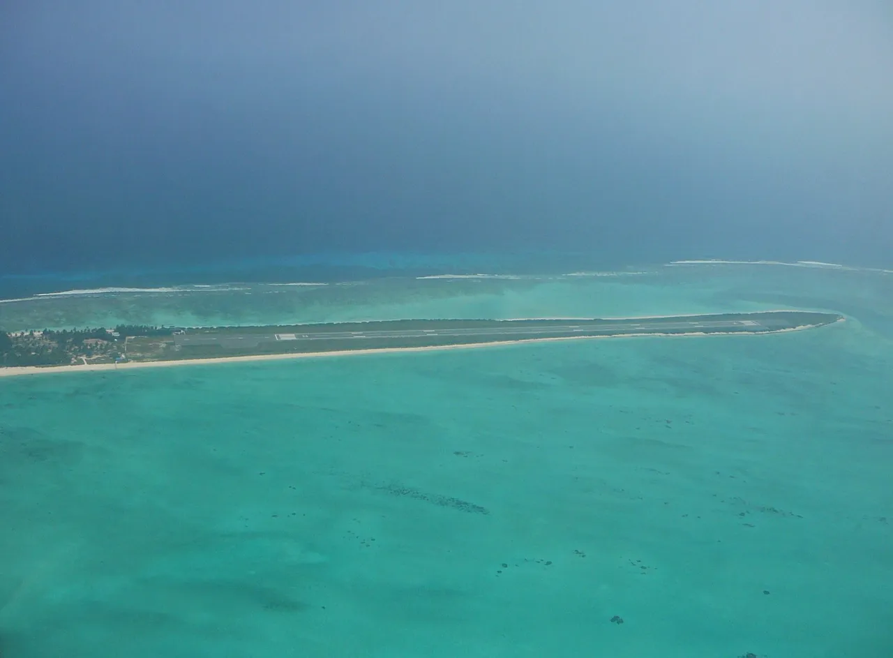 Breathtaking View Of The Agatti Airfield At Lakshadweep. BONUS: Watch A Plane Land On This Airstrip