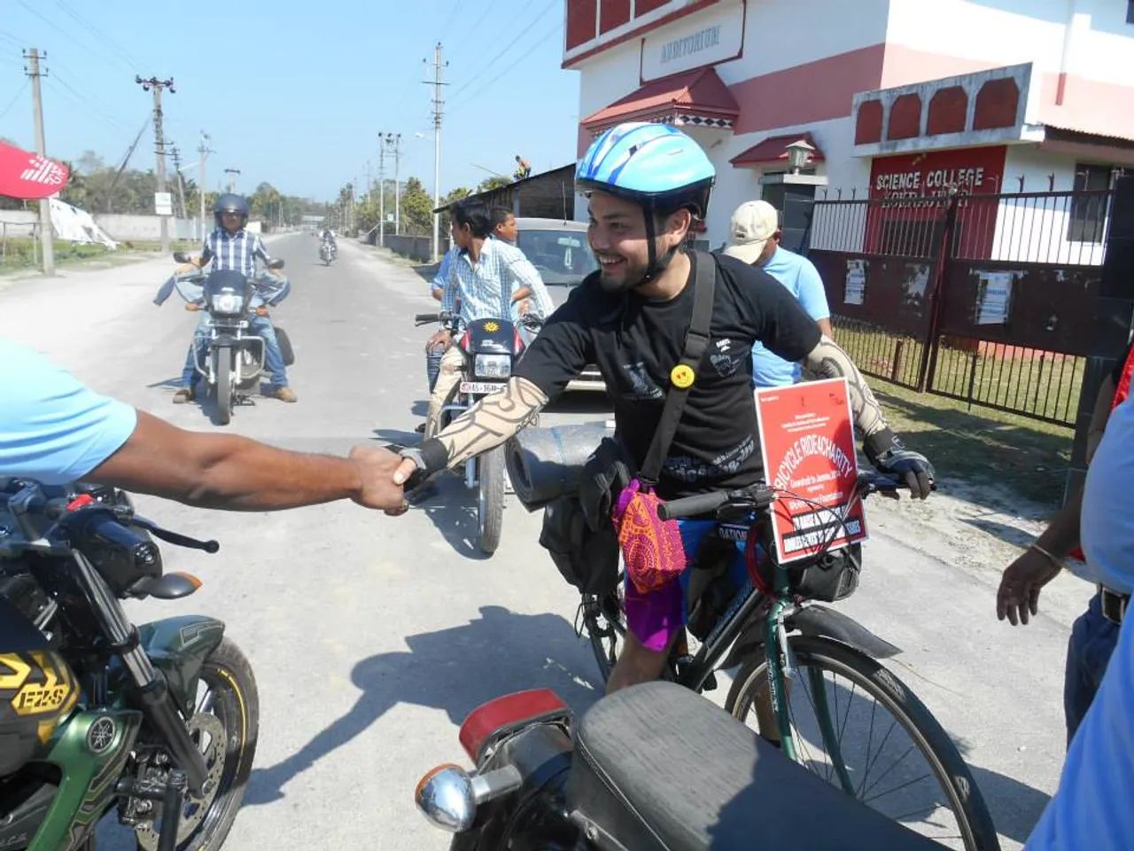 He Started A 2500 KM Cycle Journey For A Cause That Deserves A Lot More Attention Than What It Gets Today