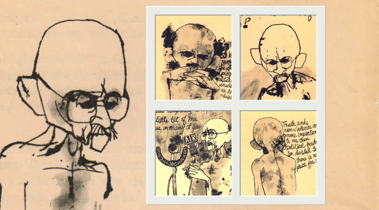 TBI Exclusive: Mickey Patel's Rare & Beautiful Sketches Of Mahatma Gandhi