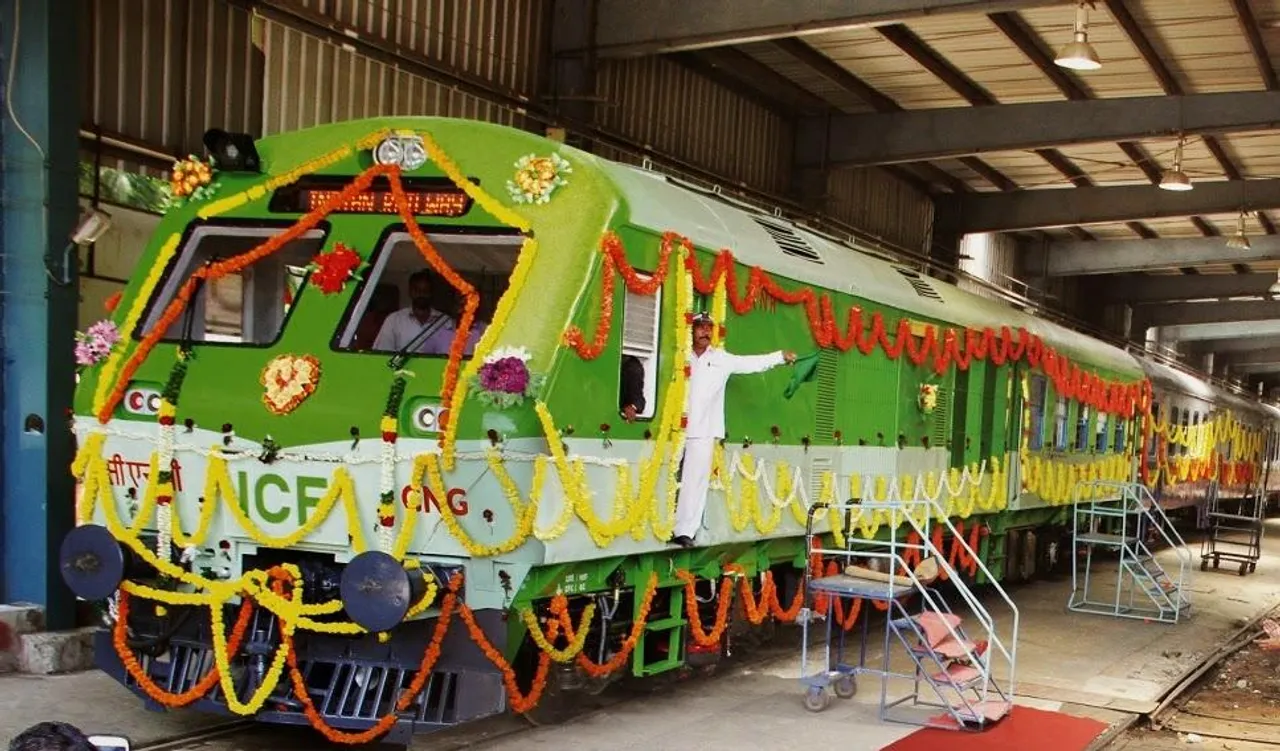 3 Cheers For The Launch Of India's First CNG Powered Train
