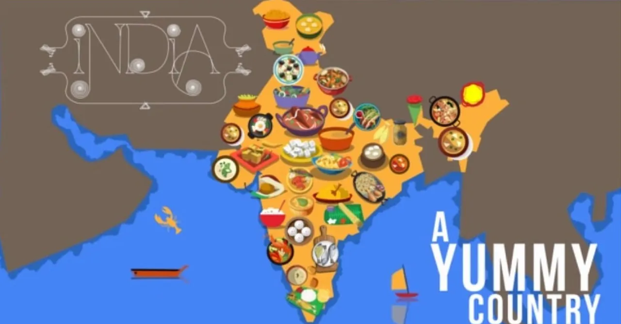VIDEO: This Is What Happens When You Let a Foodie Create a Map of India!