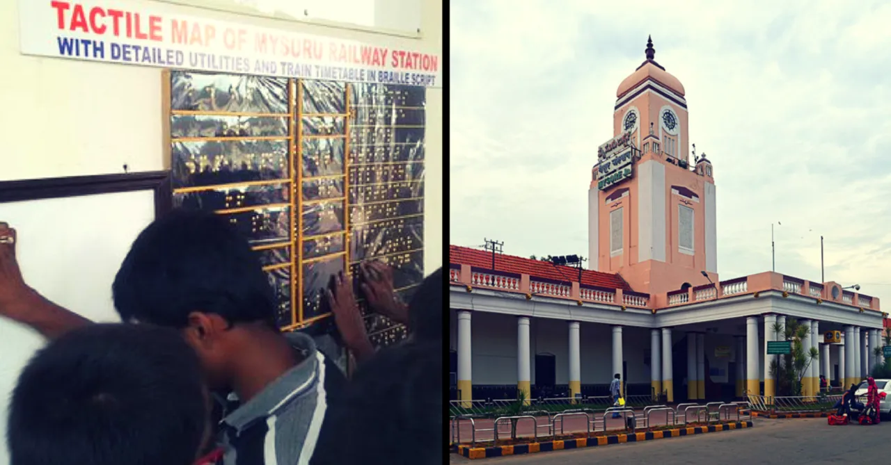 Mysore Gets India's First Blind-Friendly Railway Station