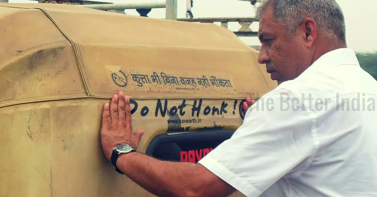 The “No Honking Man of India” Works Tirelessly to Reduce Noise Pollution on Delhi Roads