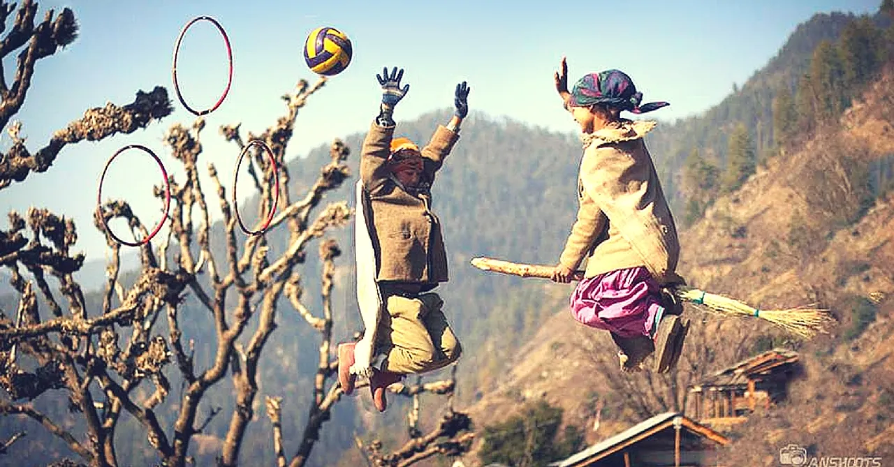 These Kids Playing Quidditch in a Remote Himalayan Village Will Make Any Harry Potter Fan Smile!