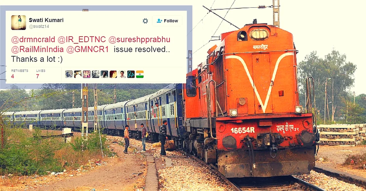 A Woman Tweeted About Unfair Rates of Water on Train. DRM Himself Boarded the Train to Help Out!