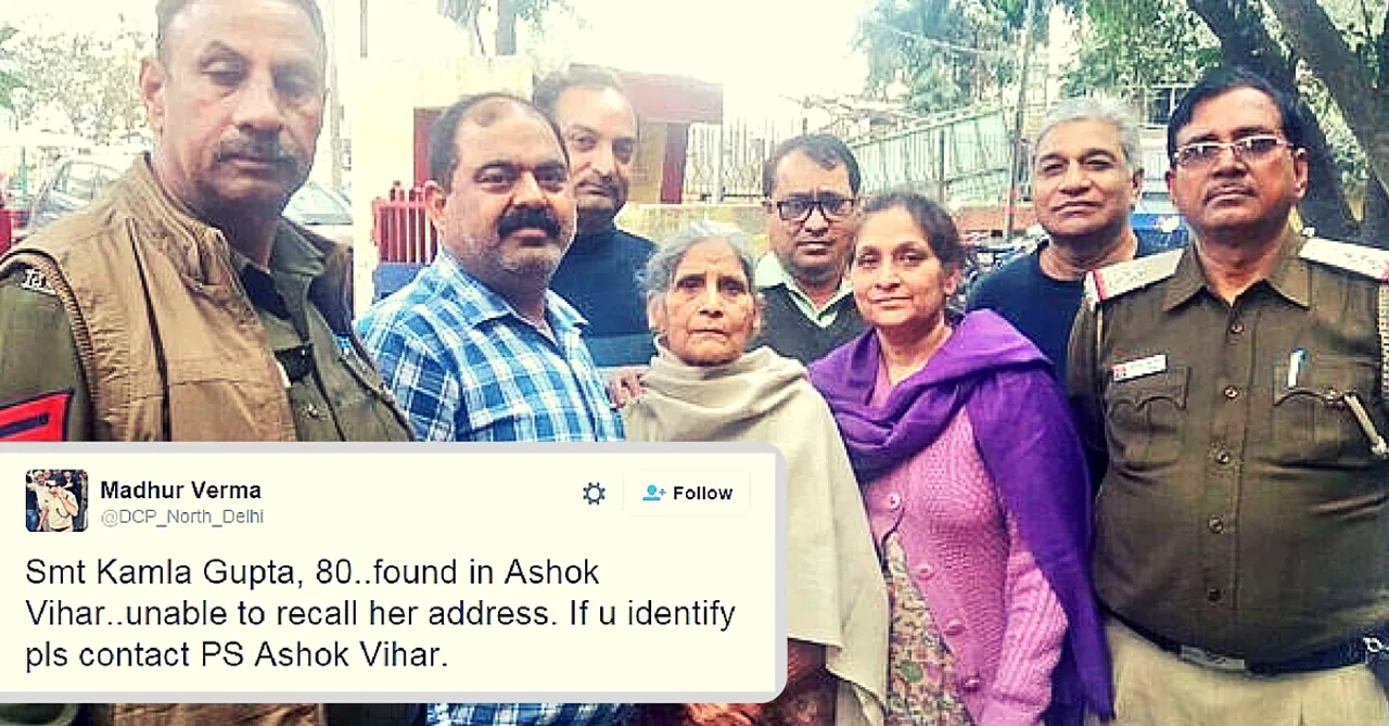 How Twitter and Police Came Together to Reunite an 80-Year-Old Woman with Her Family