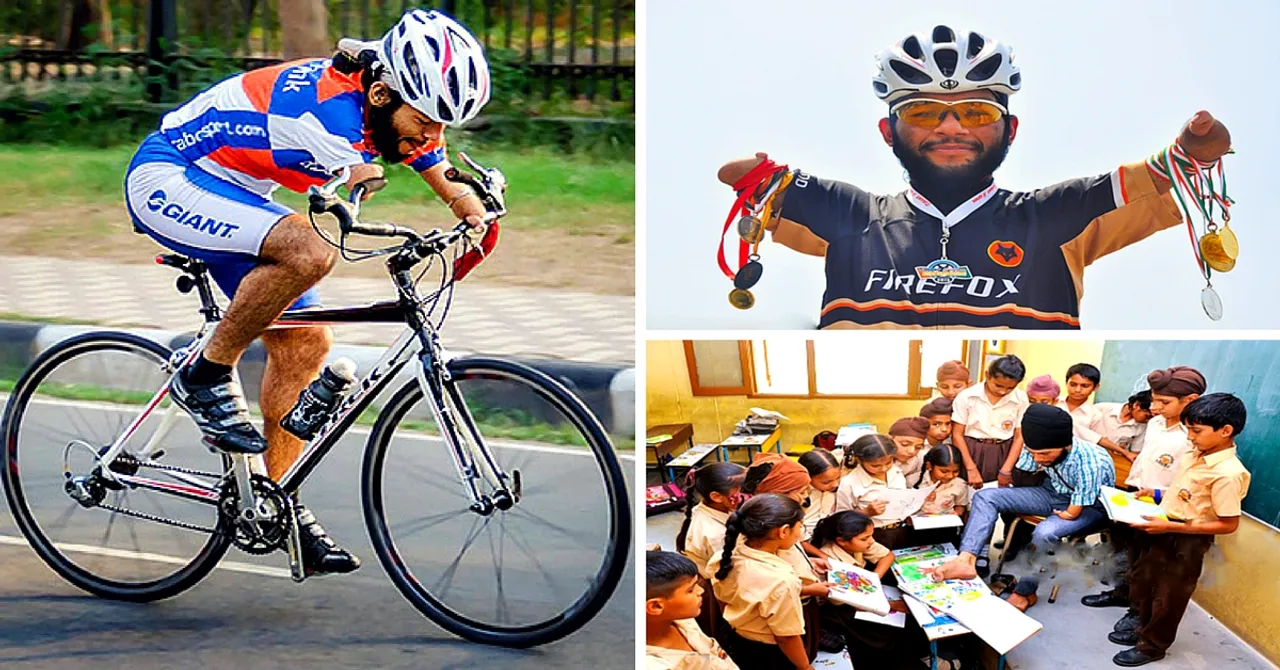 He Has No Arms, But 'Super Singh' Paints, Cycles 25 Km Daily & Aims to Bag the Gold Medal at Rio