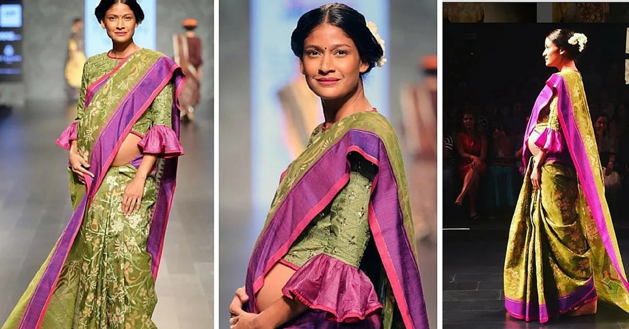 Carol Gracias Walking the Ramp with a Baby Bump Could Change the Way We Think about Modelling