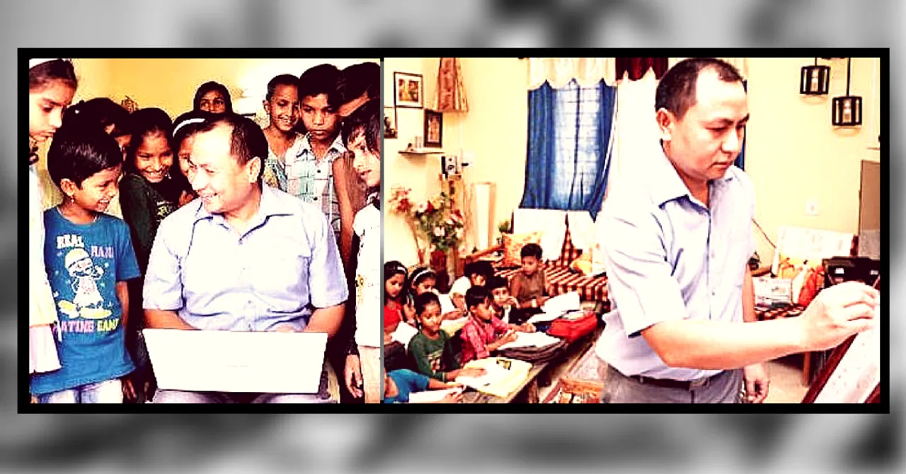Wing Commander Khaling Turns Classroom Teacher to Underprivileged Kids Every Evening