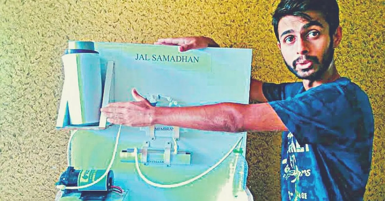 This Student-Designed Water Purifier Preserves the Mineral Richness of Water & Costs Only Rs 1500