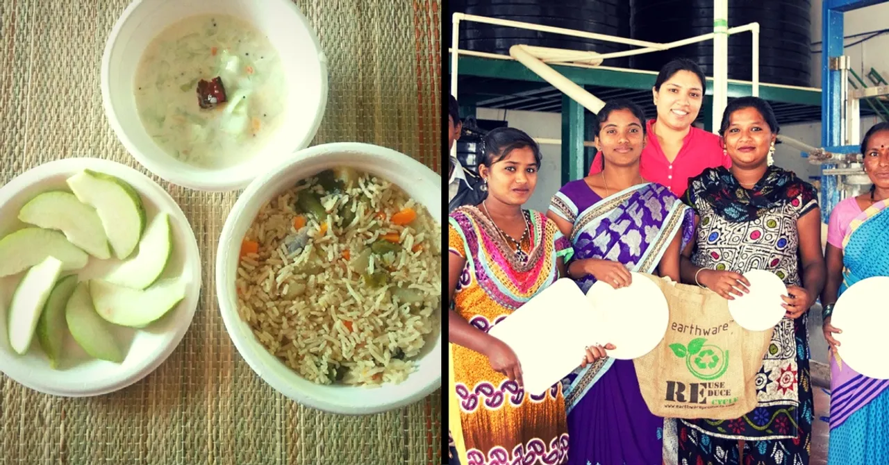 Why Eat out of Toxic Plastic Containers When Tableware Made of Sugarcane Fibre Is Available?