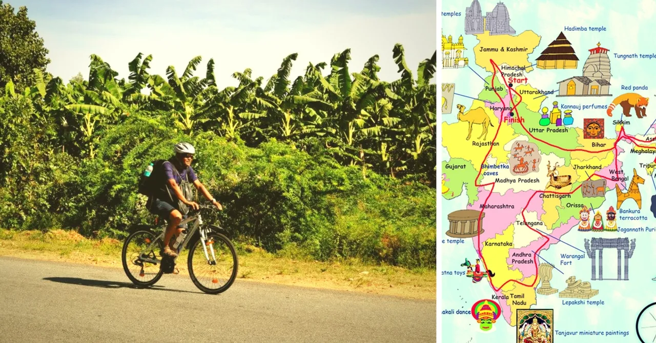 This Retd. Armyman Will Honour Our Fallen Heroes by Cycling over 12,000km - 2 Min for Every Martyr!
